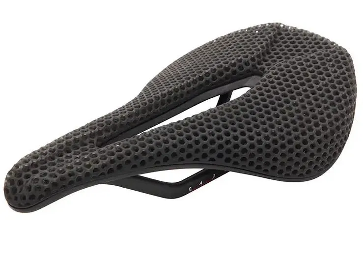 3D Printing Bike Saddle Bicycle Breathable Hollow Carbon Fiber 3D Print Bicycle Saddle