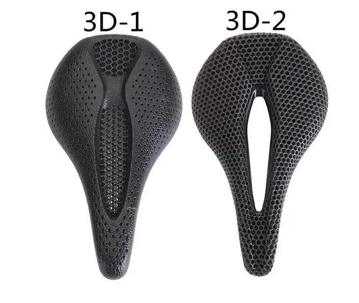 3D Printing Bike Saddle Bicycle Breathable Hollow Carbon Fiber 3D Print Bicycle Saddle
