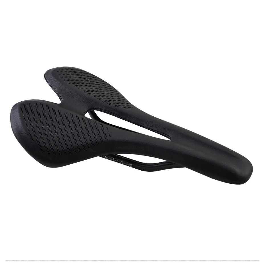 Carbon Fiber Road MTB Saddle Use 3K T800 Carbon Material Pads Super Light Leather Cushions Ride Bicycles Seat