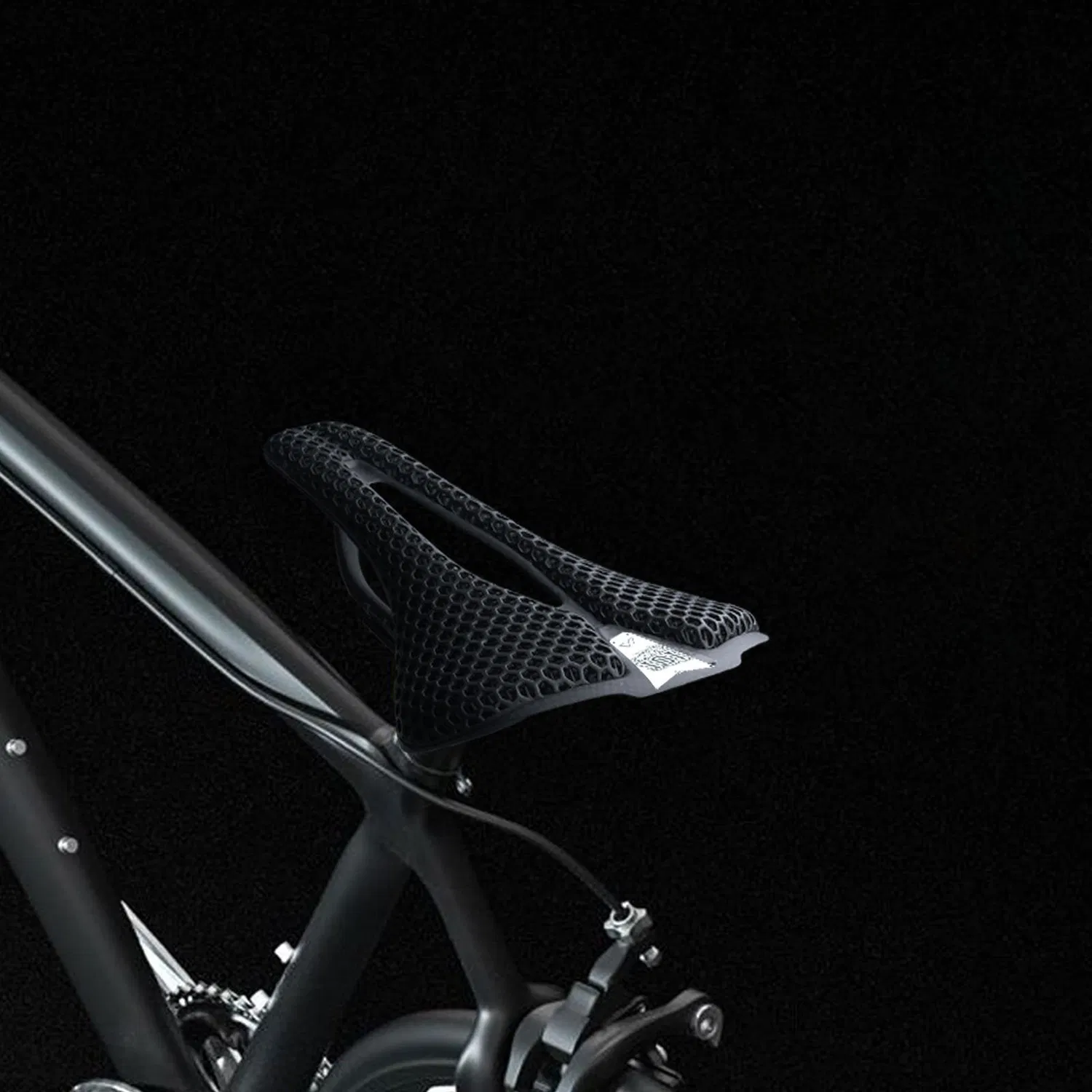 Factory Wholesale 3D Technology Printed Nylon Carbon Fiber Road Mountain Bike Honeycomb Saddle