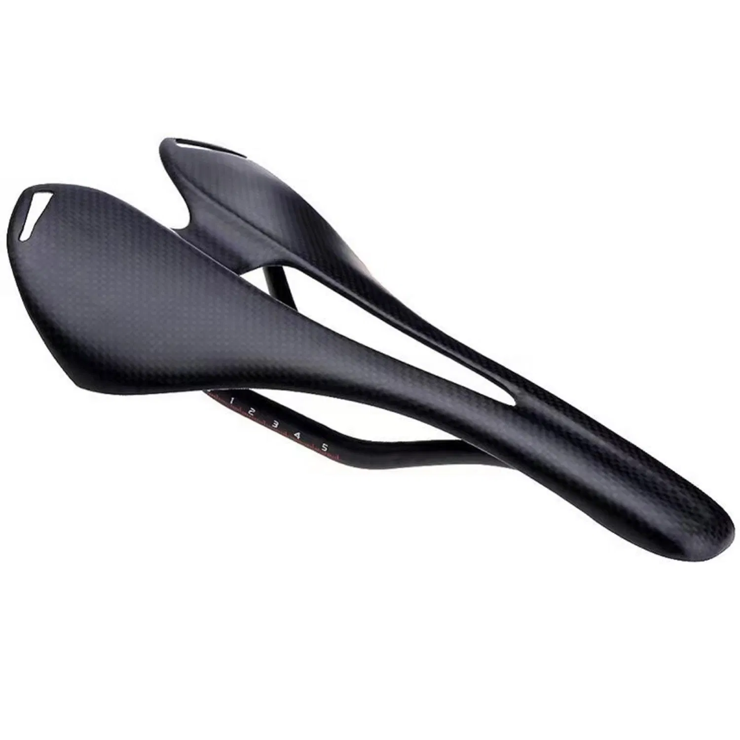 Hot Selling 3K Full Carbon Fiber MTB Road Bike Hollow Ultralight Saddle