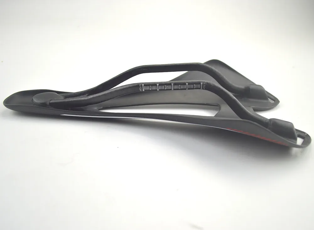 Hot Selling Full Carbon Brazed Black and White Road Mountain Bike Saddle