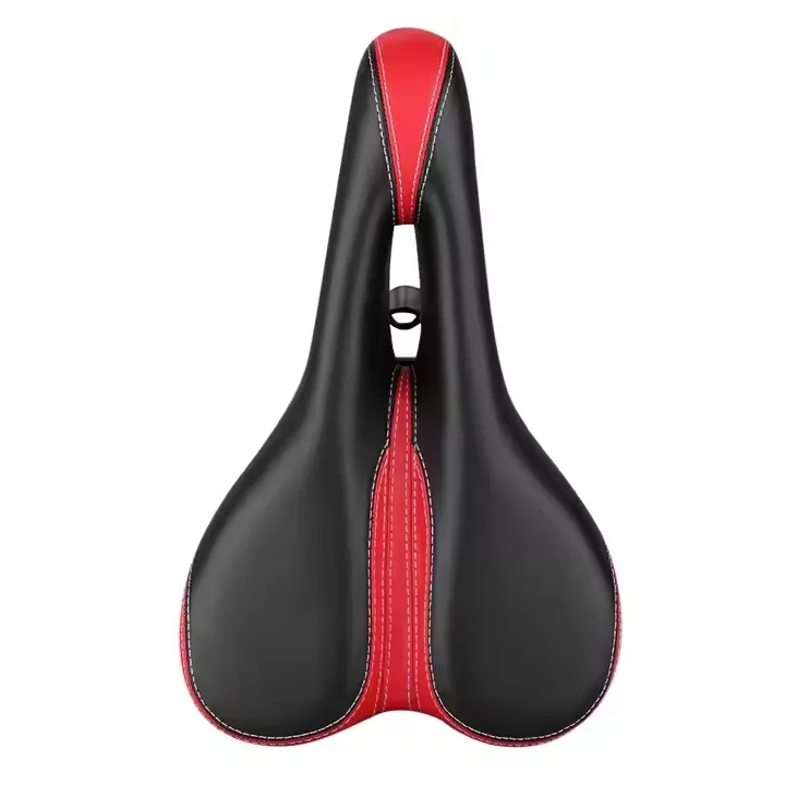 Leather Sponge Steel Spring High Quality Bicycle Saddle