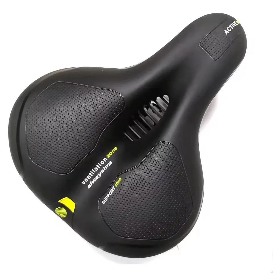 Manufacturers Supply Soft Gel and Leather Bike Bicycle Saddle with Tail Light Carbon Motion Style for Mountain Biking