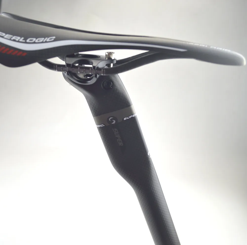 OEM Full Carbon Brazed Black and White Road Mountain Bike Saddle