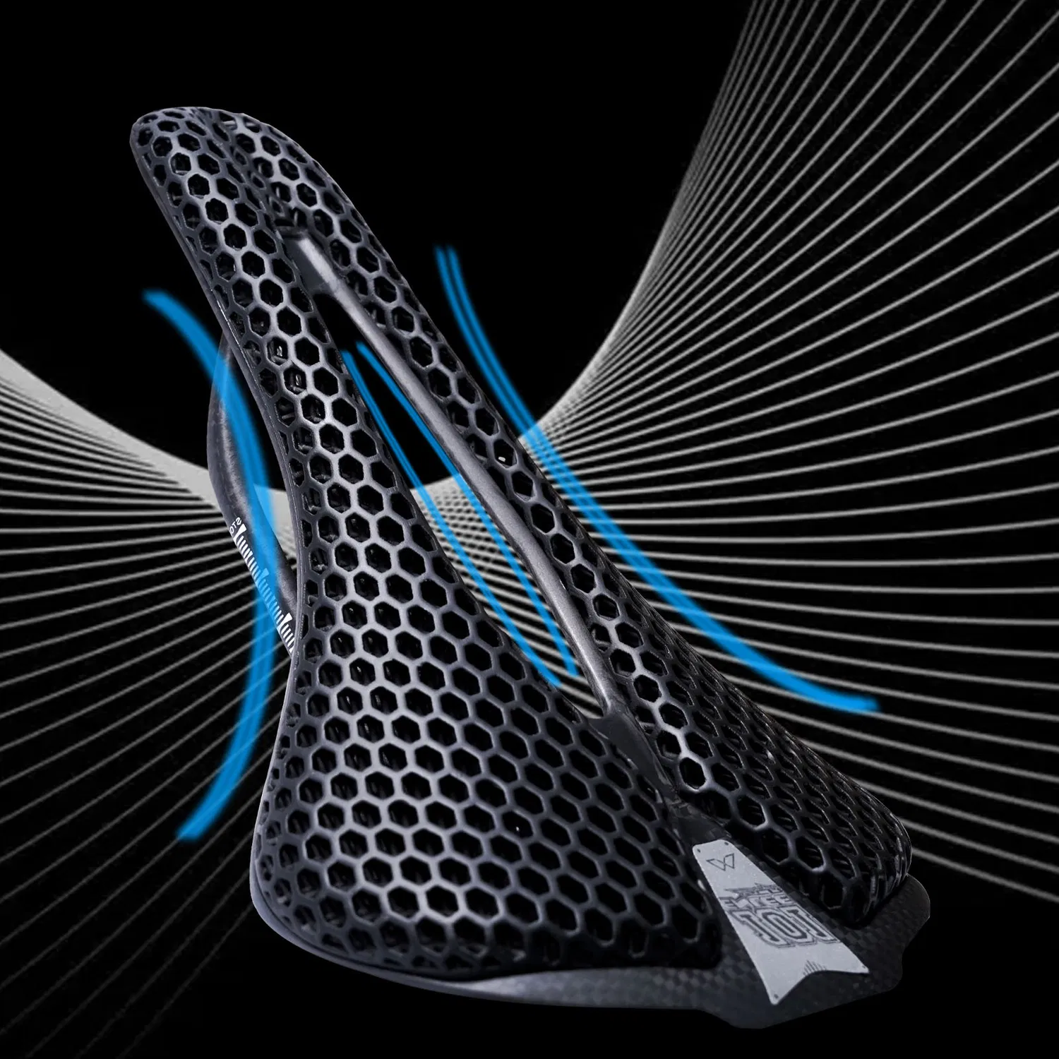Wholesale 3D Technology Printed Nylon Carbon Fiber Road Mountain Bike Honeycomb Saddle