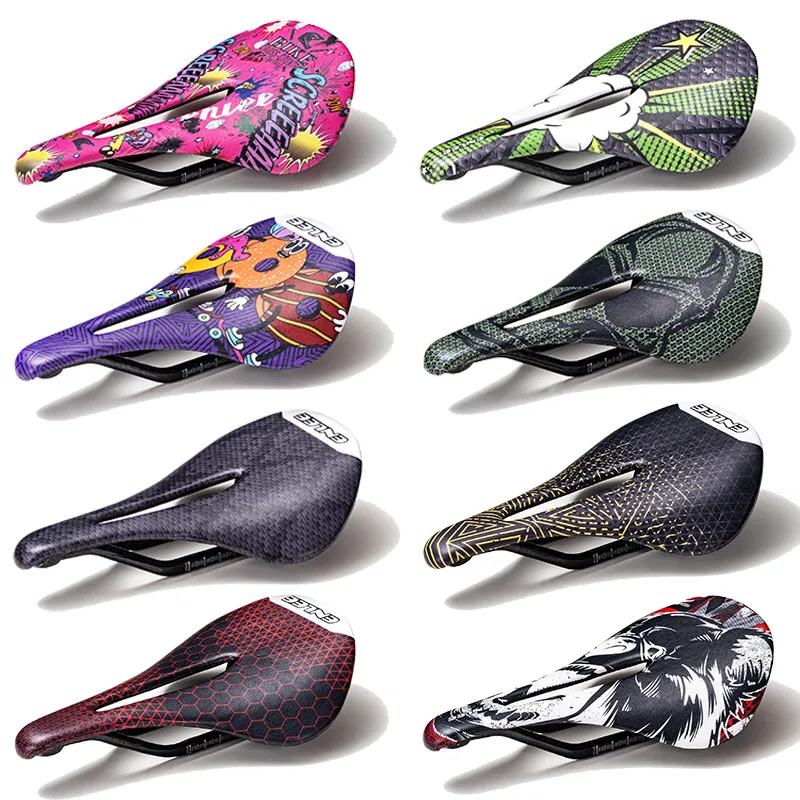 Wholesale Colorful Carbon Fiber Mountain Bike Saddle
