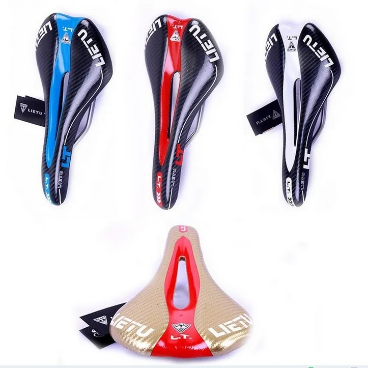 Wholesale Mountain Bike Carbon Fiber Textured Saddle